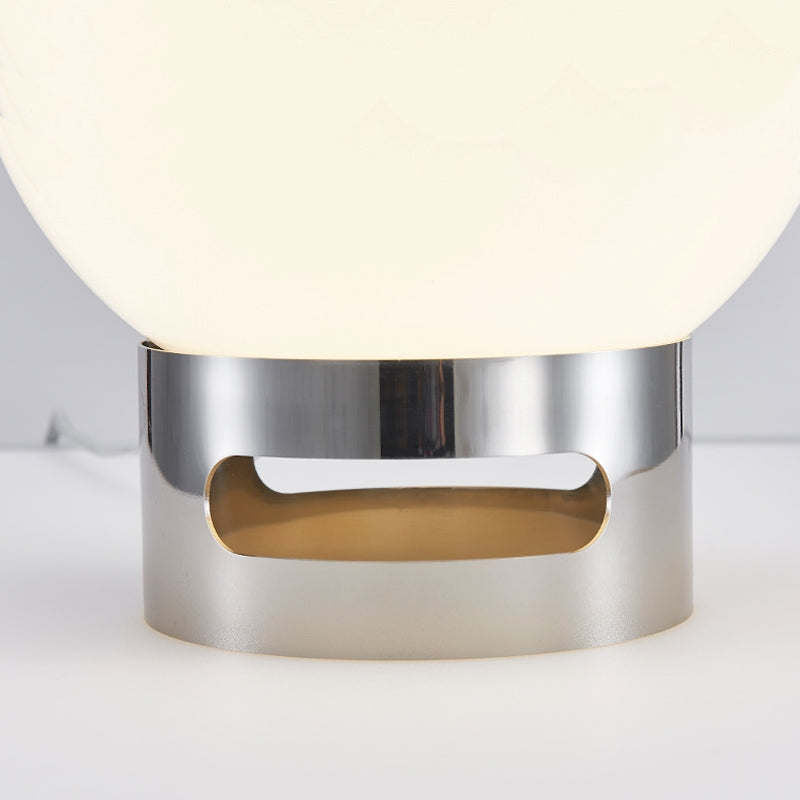 Vintage Glas Globus LED Tischlampe 1-Flammig