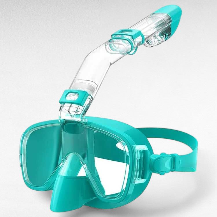 Foldbar Snorkel Svømme Maske – Nem Åndedræt og Krystalklar Undervands Syn