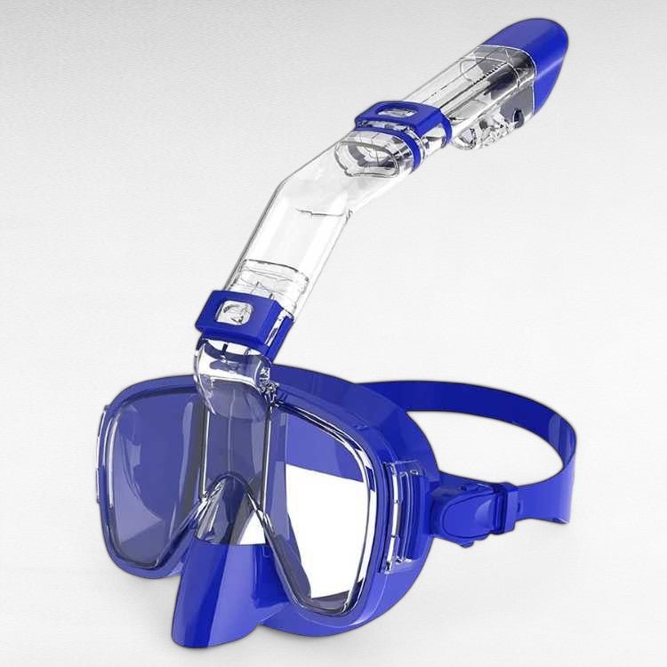 Foldbar Snorkel Svømme Maske – Nem Åndedræt og Krystalklar Undervands Syn
