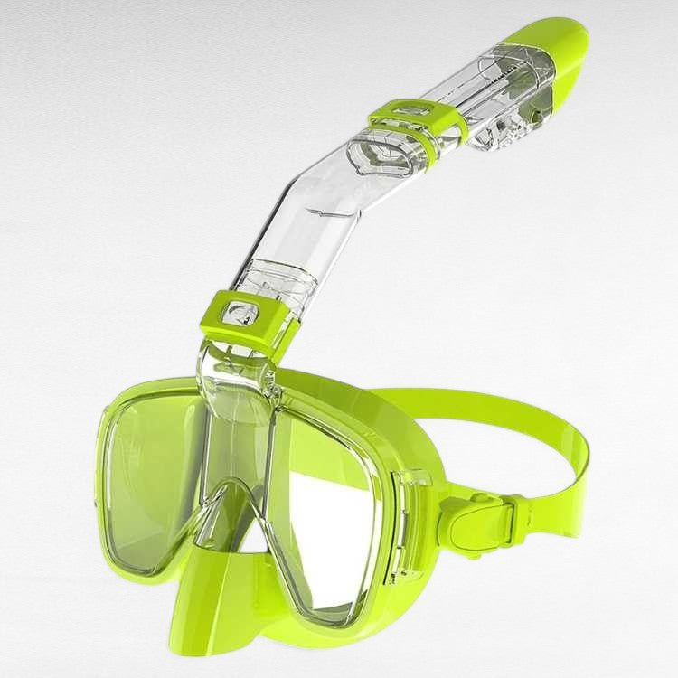 Foldbar Snorkel Svømme Maske – Nem Åndedræt og Krystalklar Undervands Syn