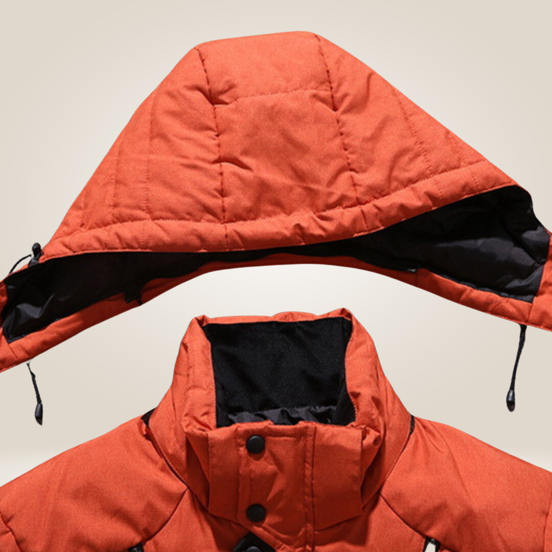 Nordfall Herren Parka Winterjacke – dick gefüttert, wasserdicht & winddicht