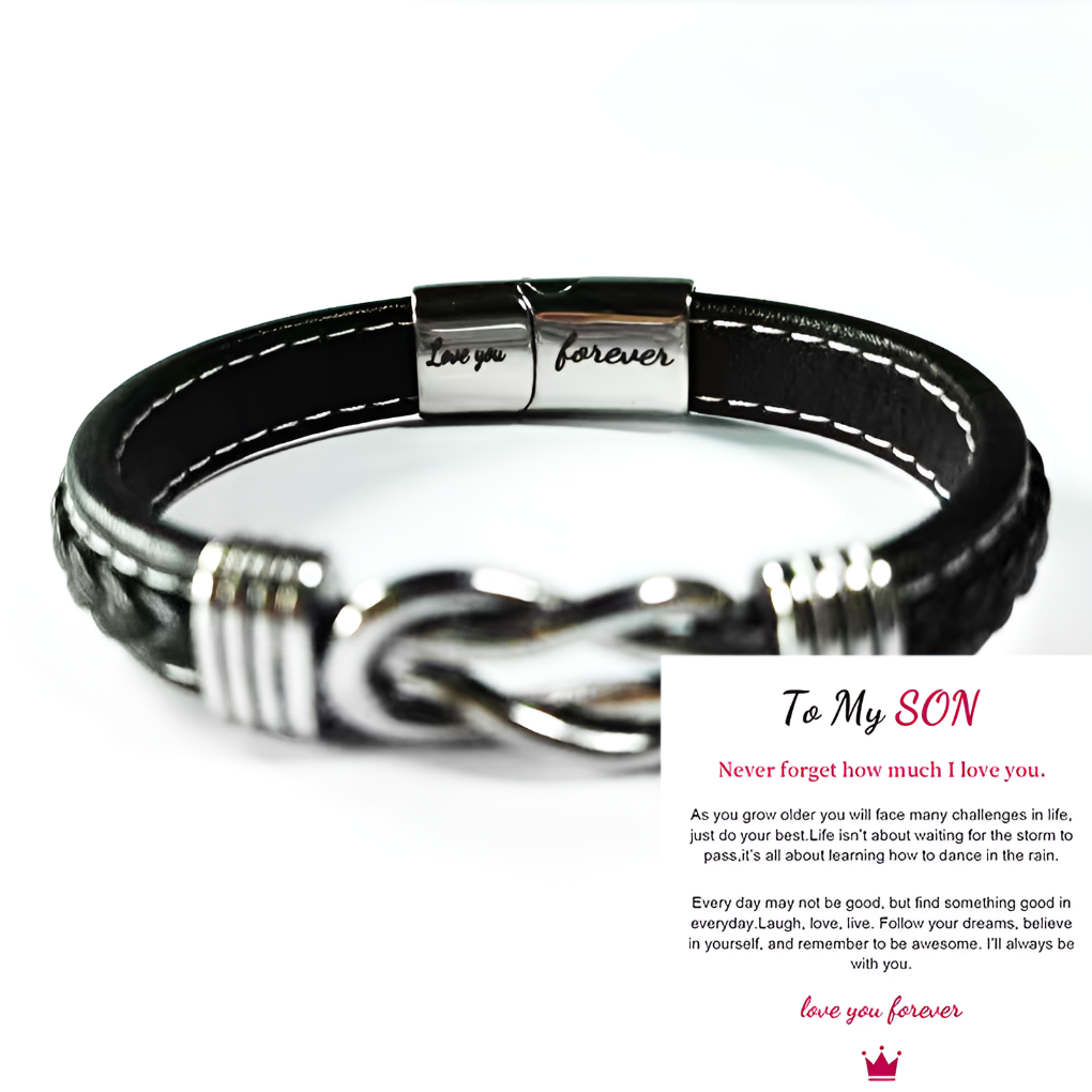 Pulsera infinito para hombre