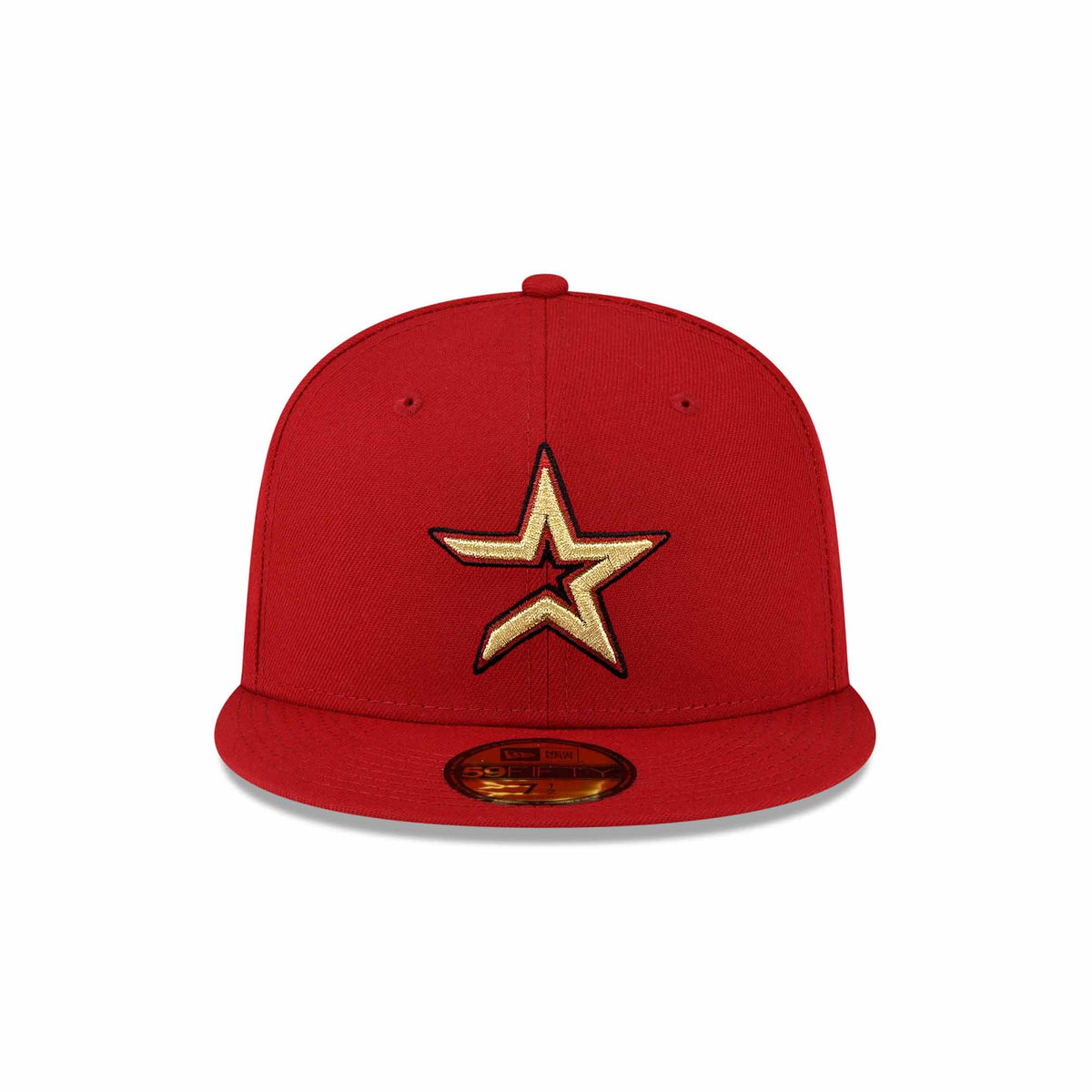 Houston Astros Metallic Star Red 59FIFTY Fitted Hat