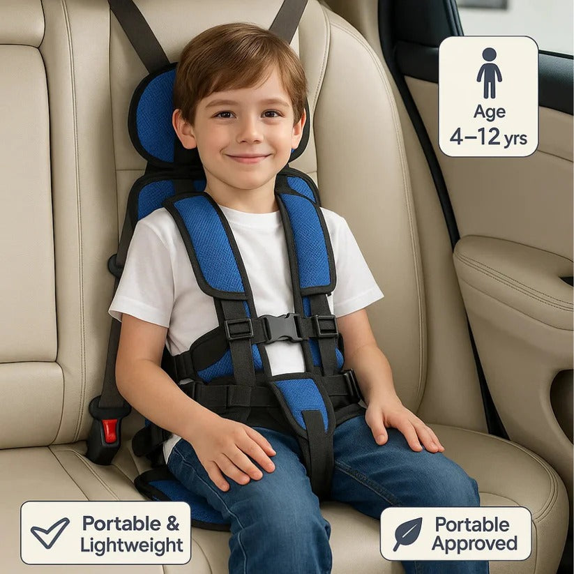Asiento de viaje compacto para niños