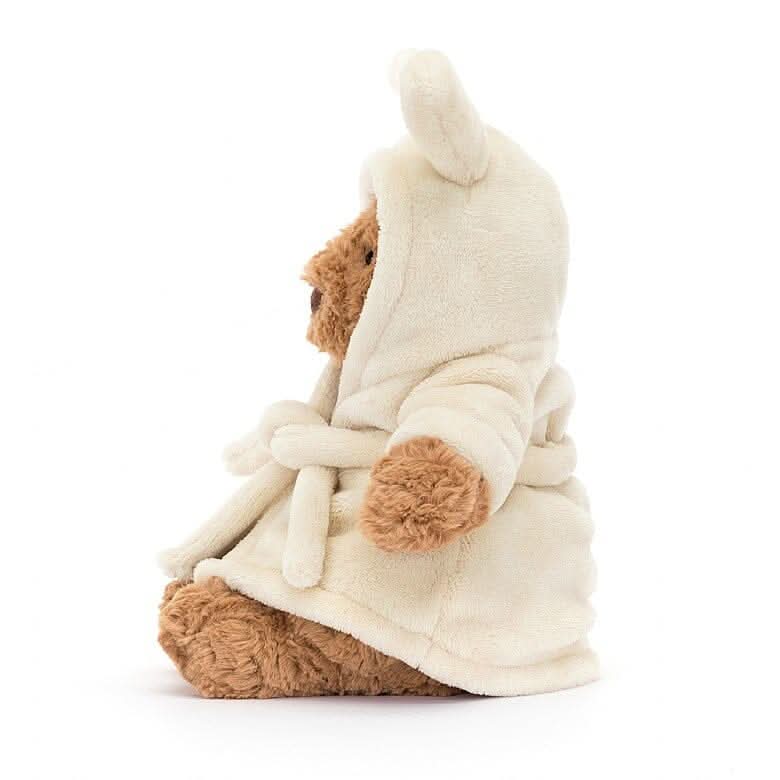 Plüschteddybär mit weichem Bademantel – 26cm
