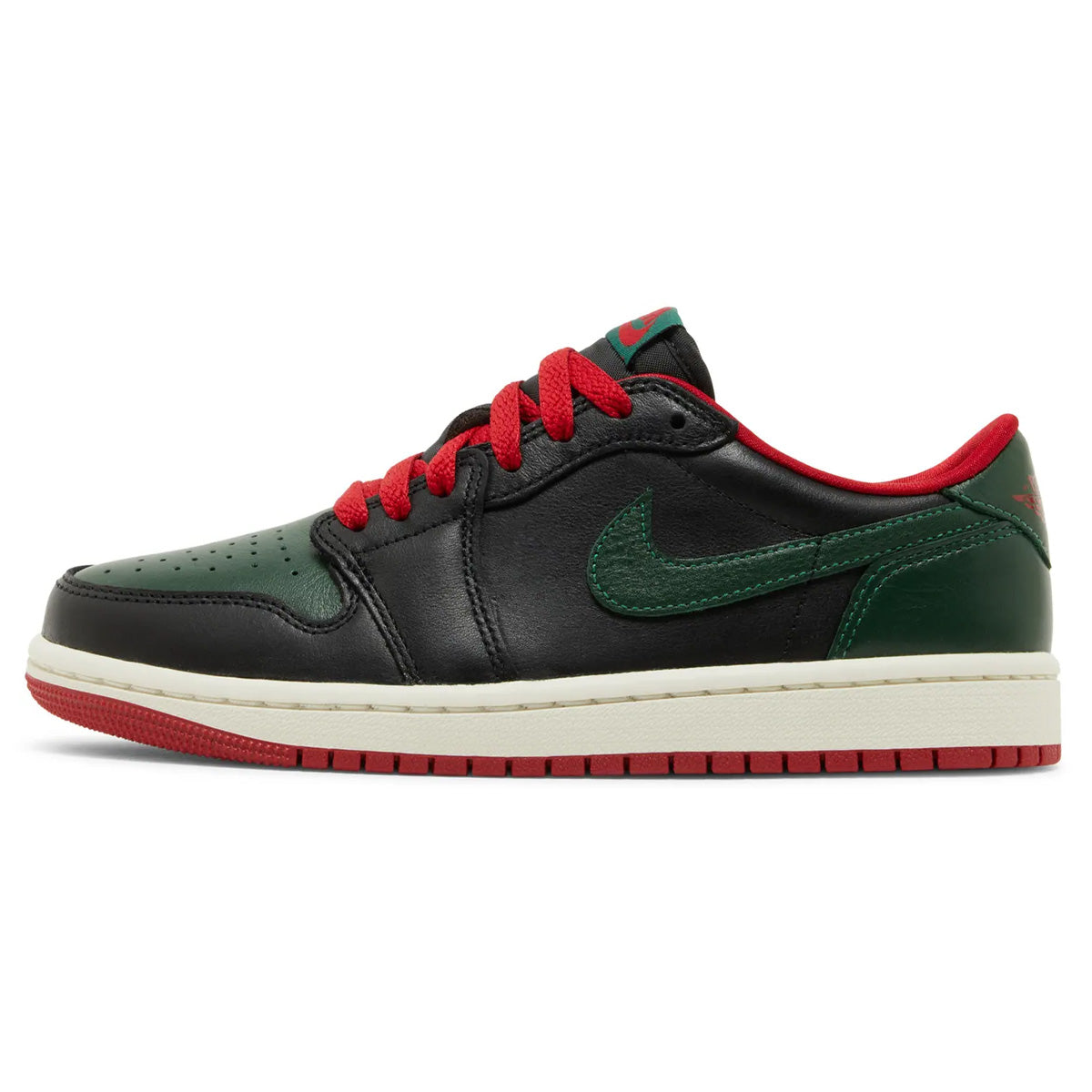 Air Jordan 1 Retro Low OG Black Gorge Green W
