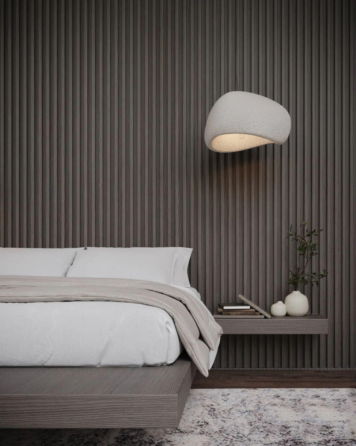 Lampadario moderno minimalista a cupola con LED a 1 luce