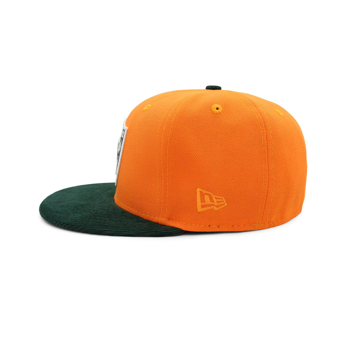 Gorra ajustada Las Vegas Raiders naranja forestal de pana 59FIFTY