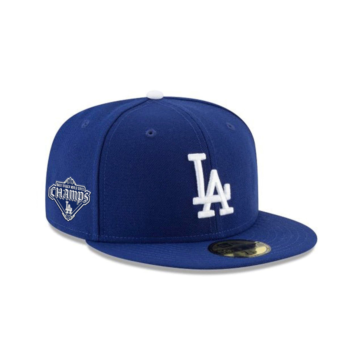 Los Angeles Dodgers 2025 Achtereenvolgende World Series Kampioenen Diamanten Patch Royal 59FIFTY