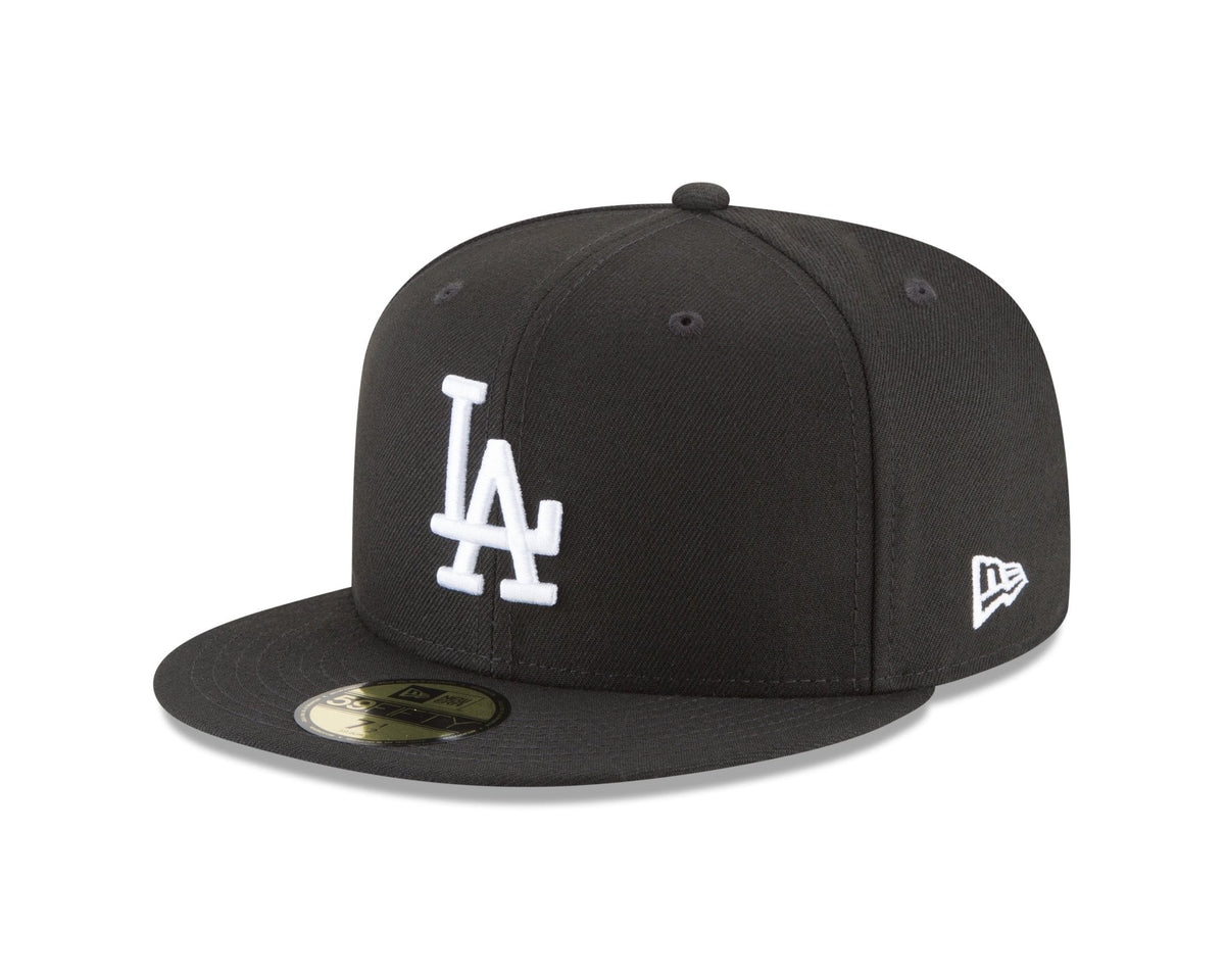 Los Angeles Dodgers Authentic Collection 2024 Black and White 59FIFTY Fitted