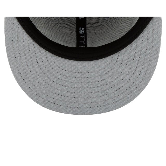 Los Angeles Dodgers Blackout Parche de Campeones Consecutivos New Era 59FIFTY