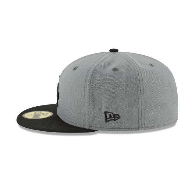 Los Angeles Dodgers Authentic Collection Zwart & Grijs 59FIFTY Fitted Hoed