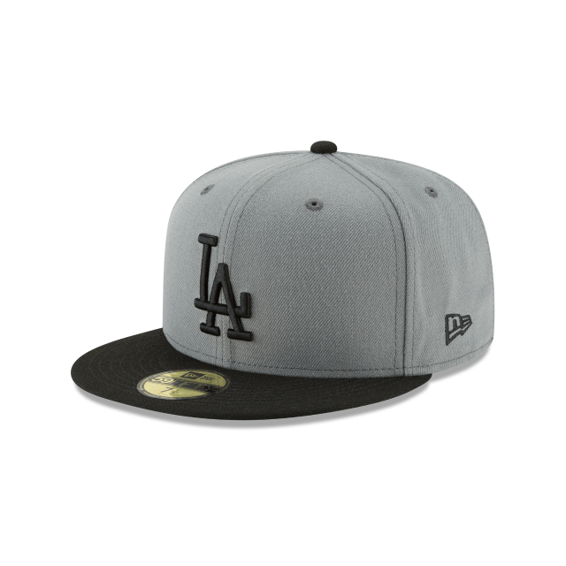 Los Angeles Dodgers Authentic Collection Zwart & Grijs 59FIFTY Fitted Hoed