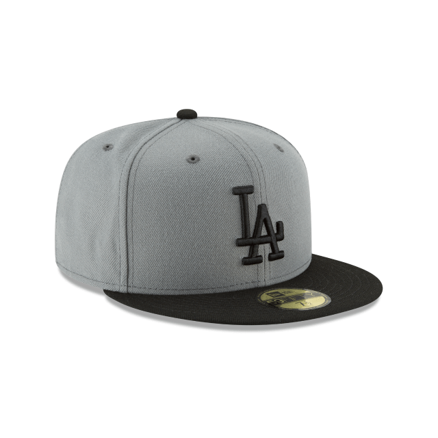 Los Angeles Dodgers Authentic Collection Zwart & Grijs 59FIFTY Fitted Hoed