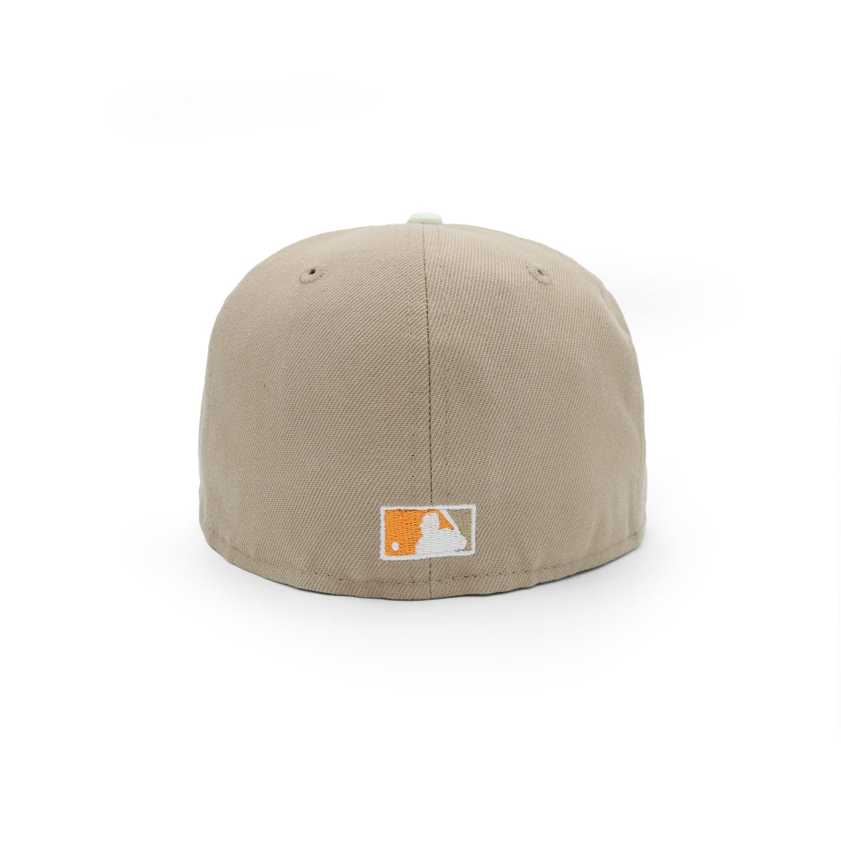 Gorra ajustada Los Angeles Dodgers Script Bicolor Caqui Naranja 59FIFTY