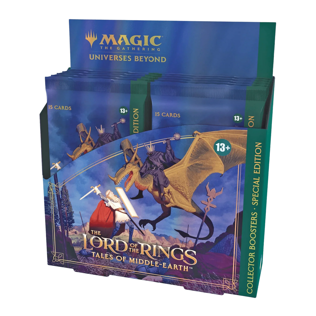 Magic: The Gathering - Universes Beyond - Lord of the Rings: Tales of Middle-Earth - Collector Booster Box (12x Packs) - Special Holiday Edition