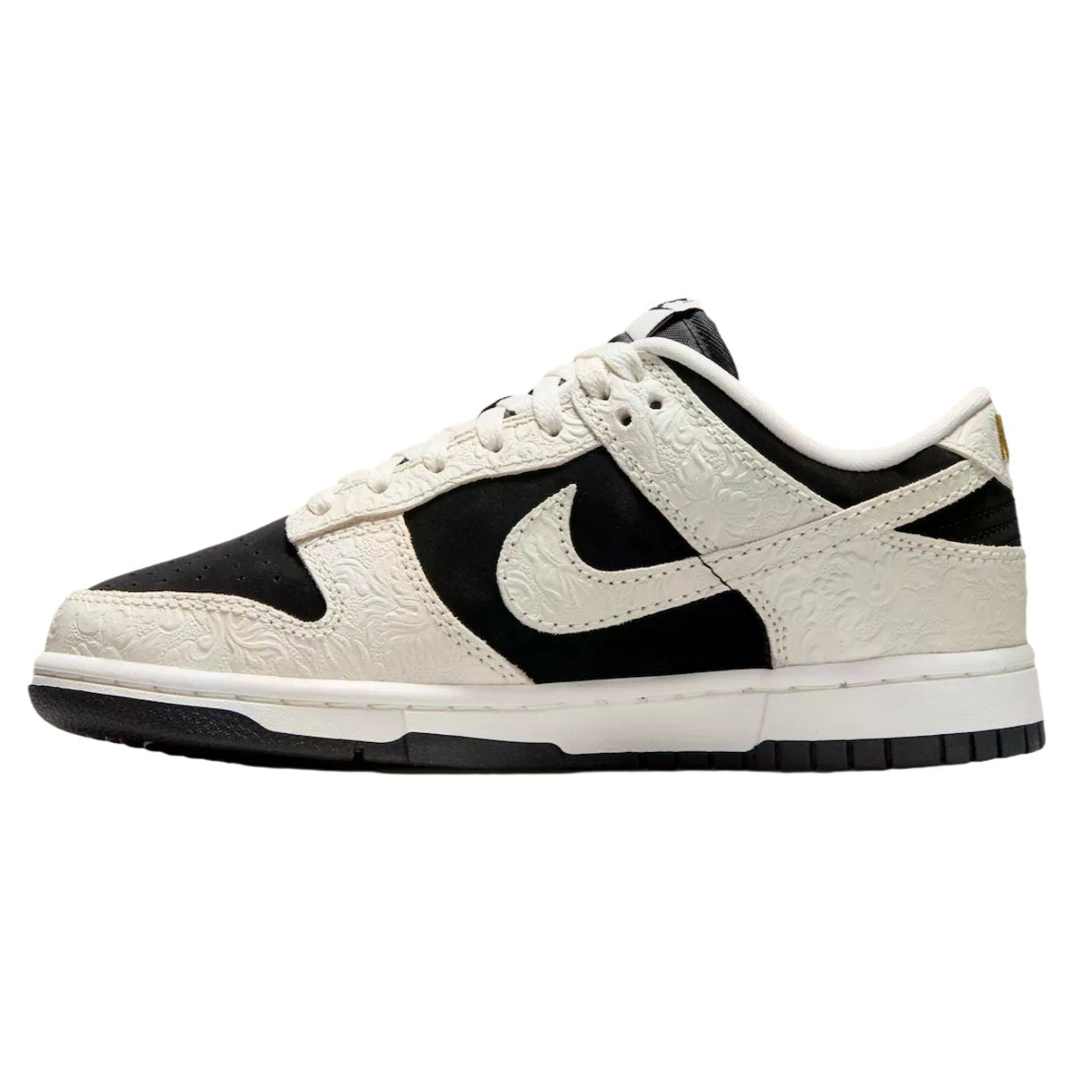 Nike Dunk Low Præget Sort Sail (W)