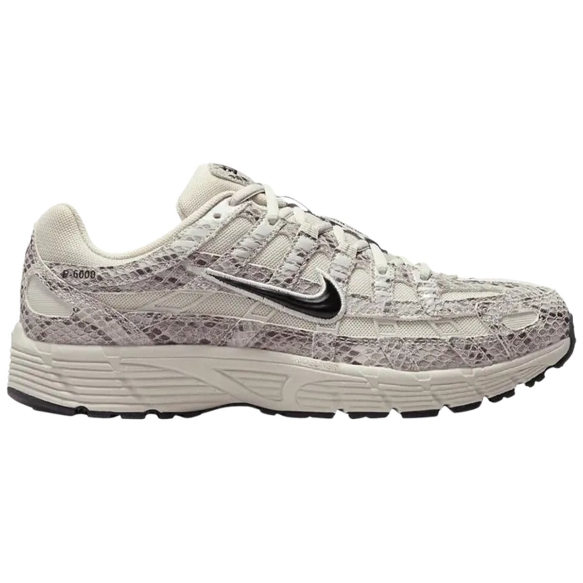Nike P-6000 SE Schlangenleder Light Bone Schwarz (W)