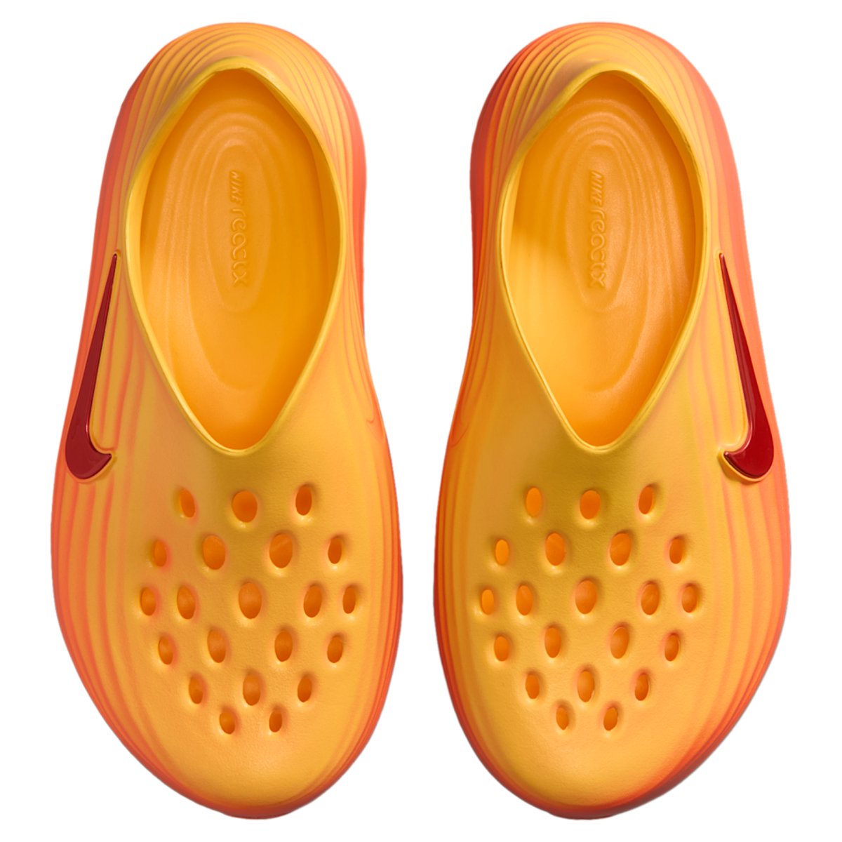 Nike ReactX Rejuven8 Topas Gold Turf Orange Karmesinrot
