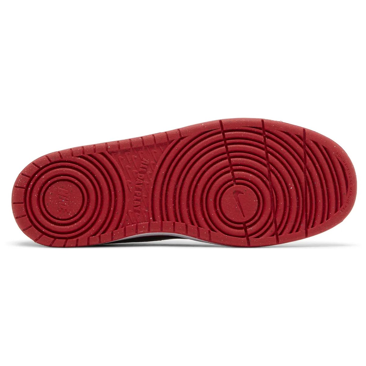 Nike Court Borough Low Recraft University Rød Sort (GS)