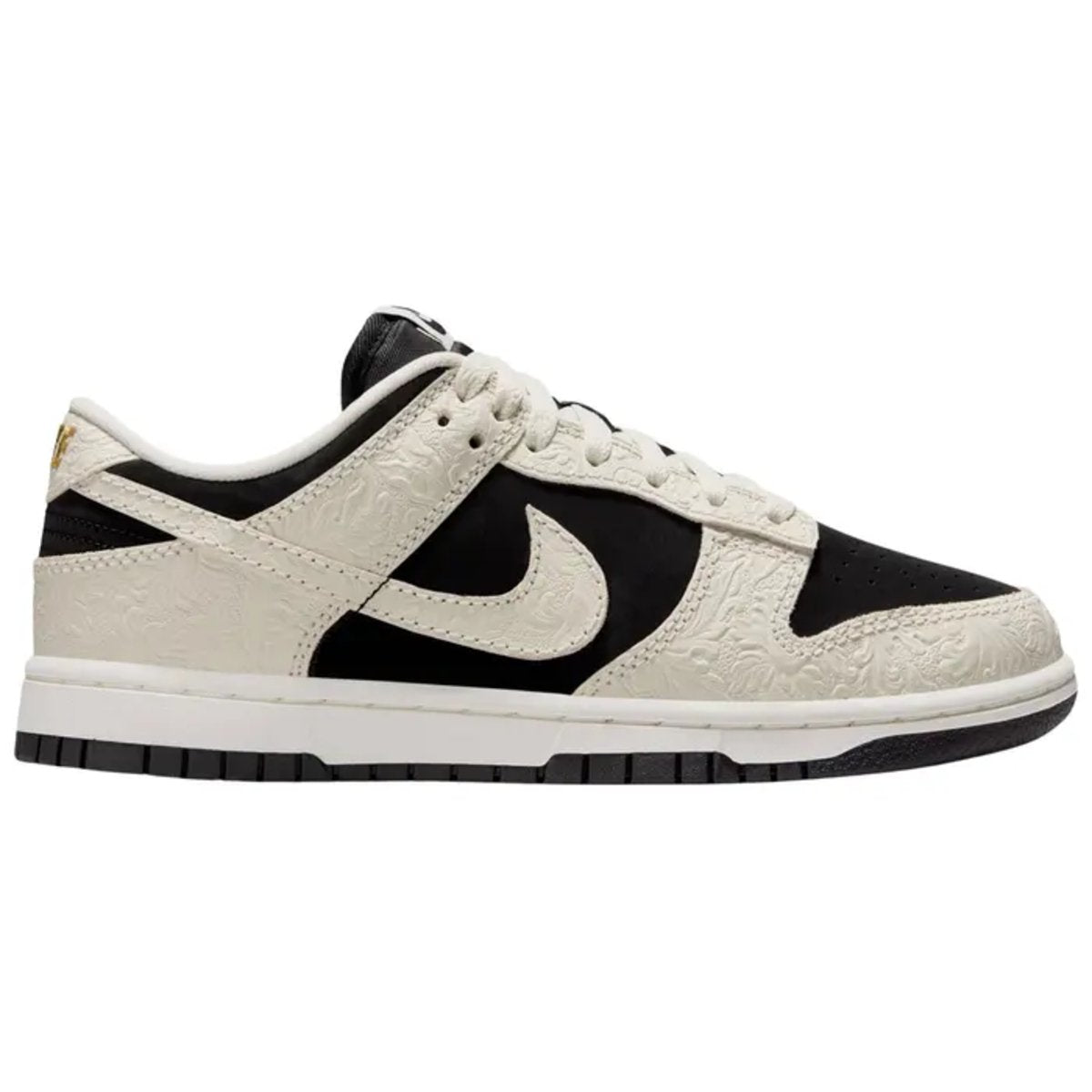 Nike Dunk Low Præget Sort Sail (W)