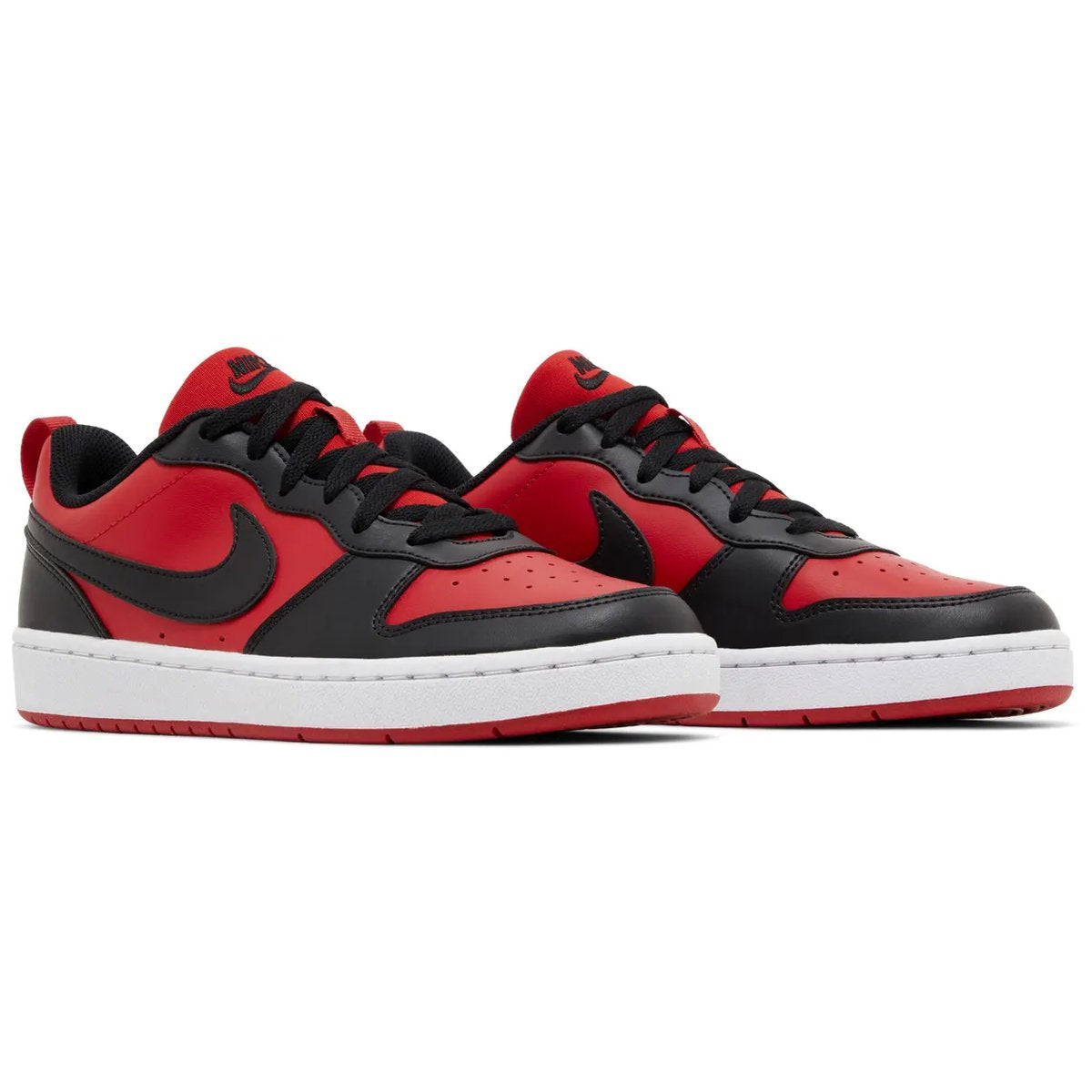 Nike Court Borough Low Recraft University Rød Sort (GS)