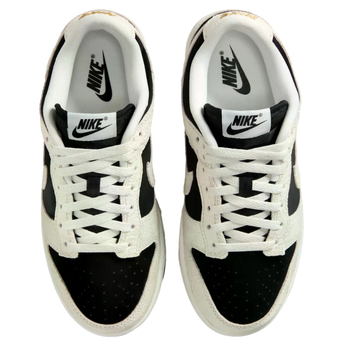 Nike Dunk Low Præget Sort Sail (W)