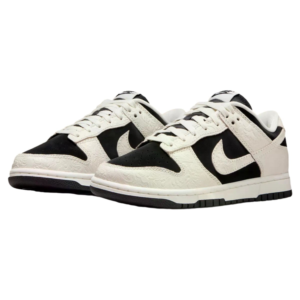 Nike Dunk Low Præget Sort Sail (W)