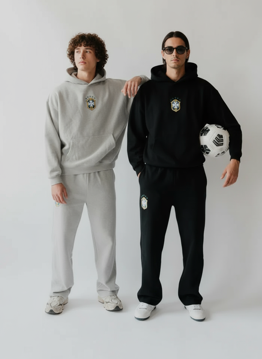 Herren Zweiteiliger Brasil Trainingsanzug | Lockerer Schnitt