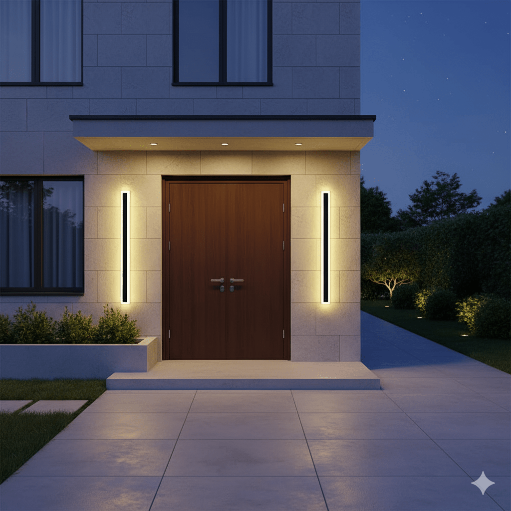 Luz lineal impermeable moderna minimalista LED para pared