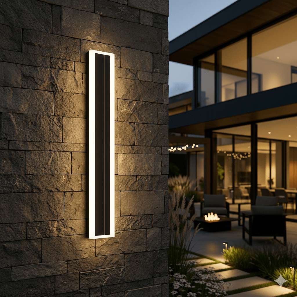 Luz lineal impermeable moderna minimalista LED para pared