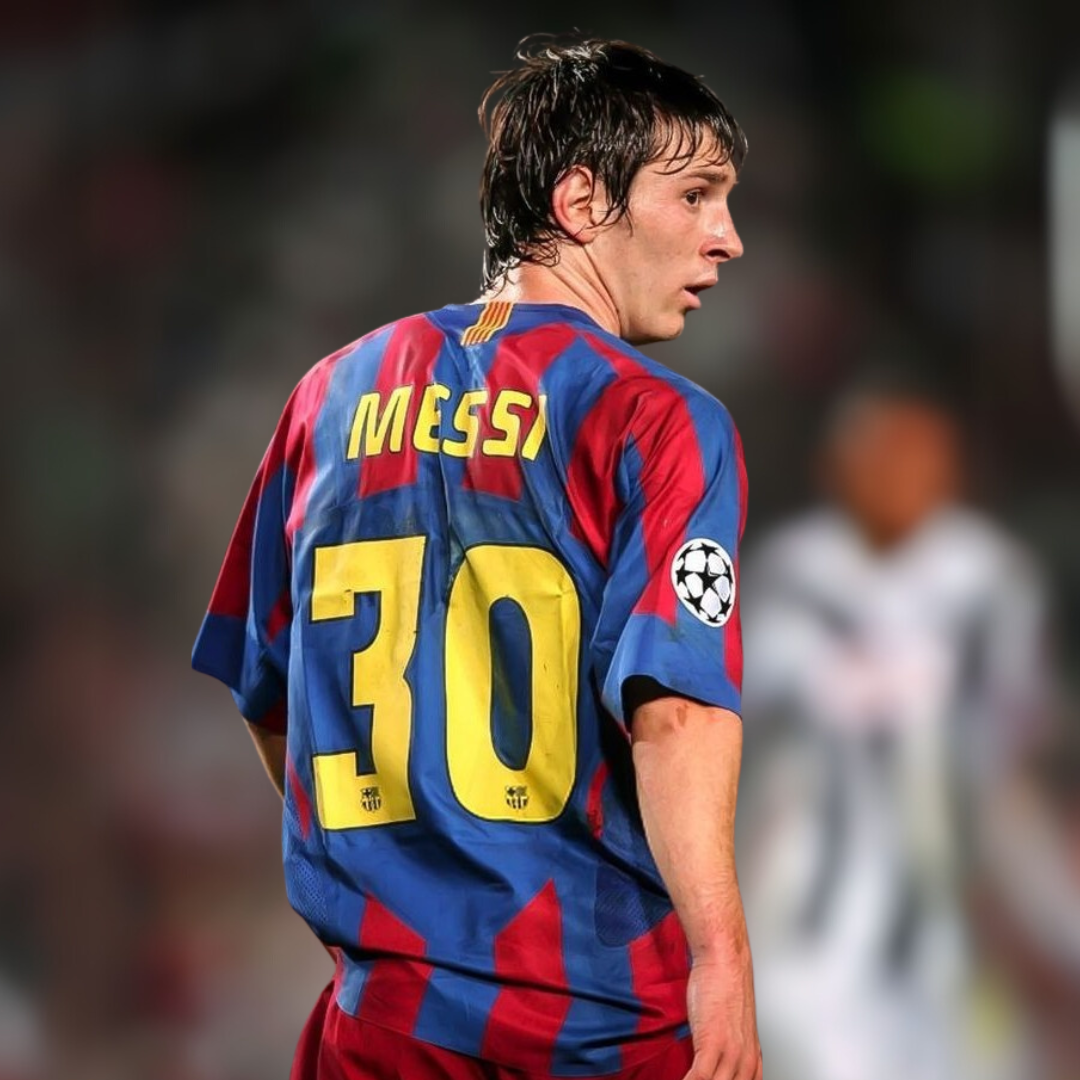 Maglia Home Barcellona Messi Champions League 2005/06
