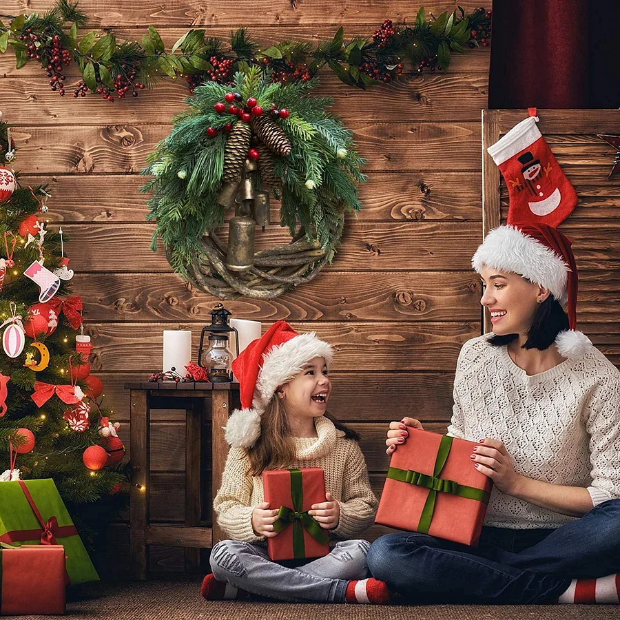 Landlig Julekrans, Boho Krans, Feriekrans