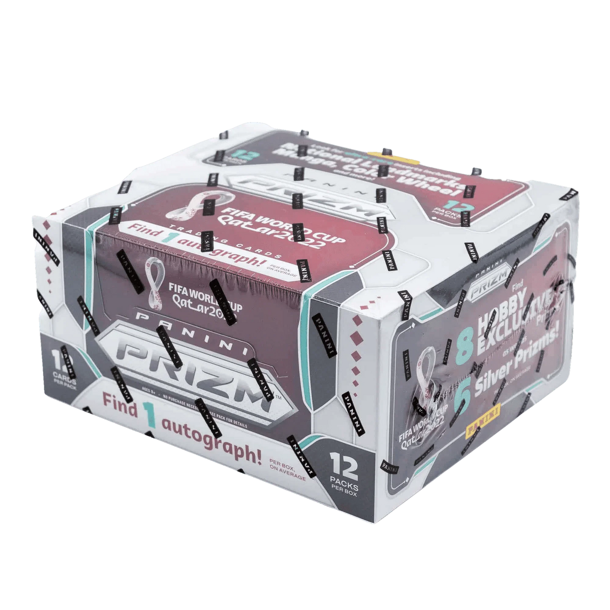 Panini - 2022 FIFA World Cup Prizm Football (Soccer) - Hobby Box (12 Packs)