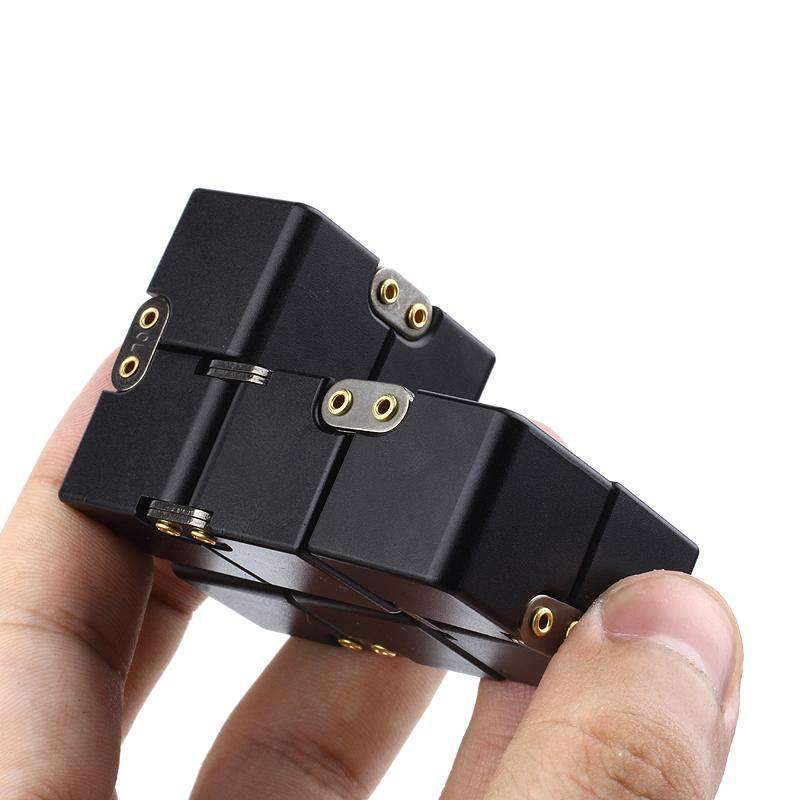 Juguete Fidget Cubo Infinito de Metal Premium