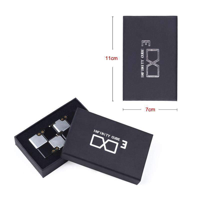 Juguete Fidget Cubo Infinito de Metal Premium