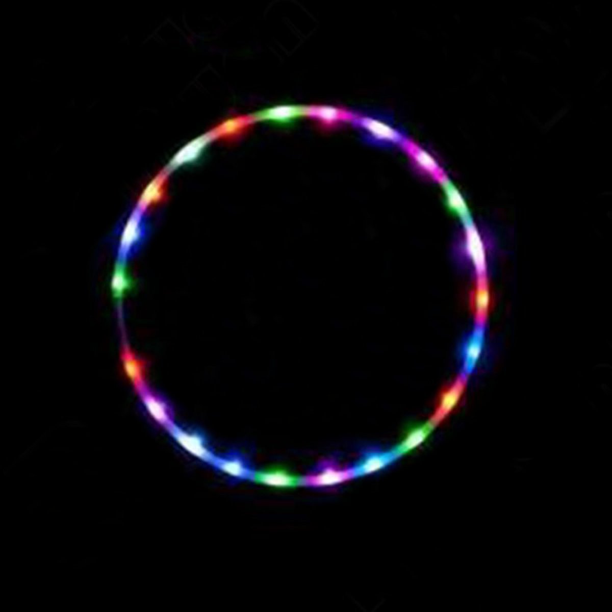 35''to 24" 24 to 10-LED Lights Glow in Dark Hula Hoop