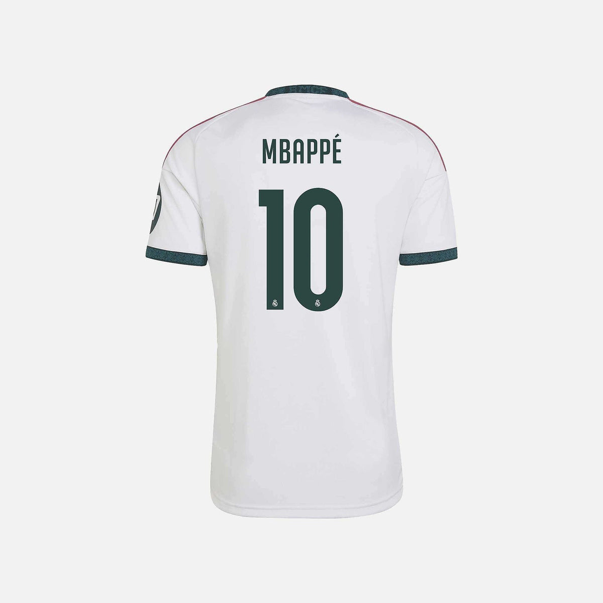Real Madrid 26/27 Home Jersey (Player Version) — Mbappé 10 — Champions Patch