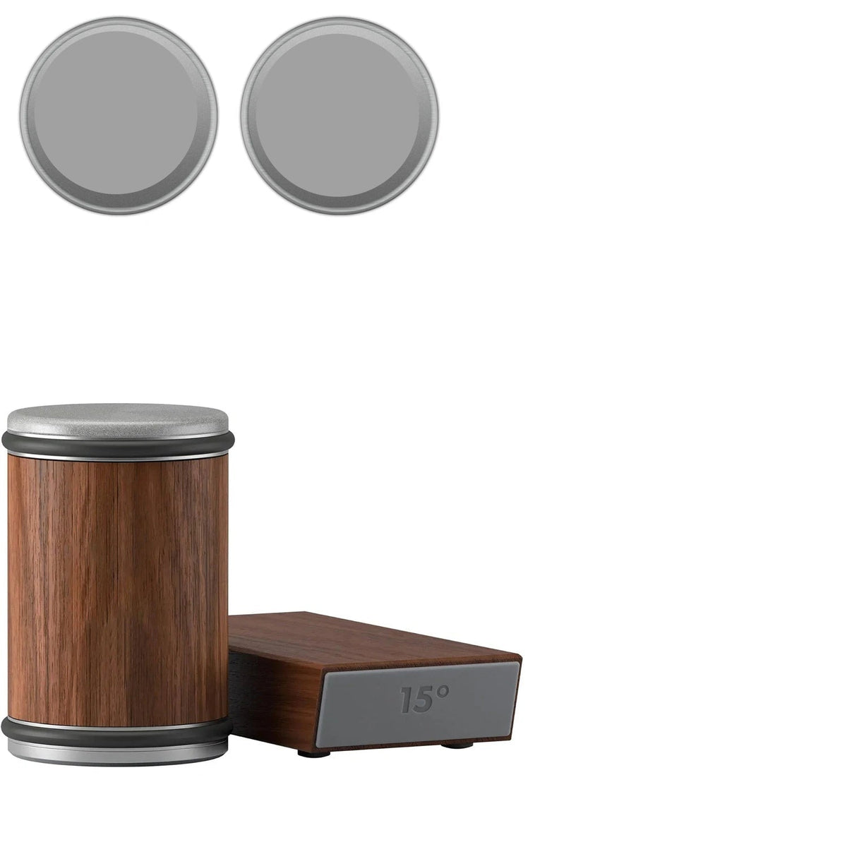 Affilacoltelli 2 in 1 con doppio angolo e supporto magnetico per coltelli