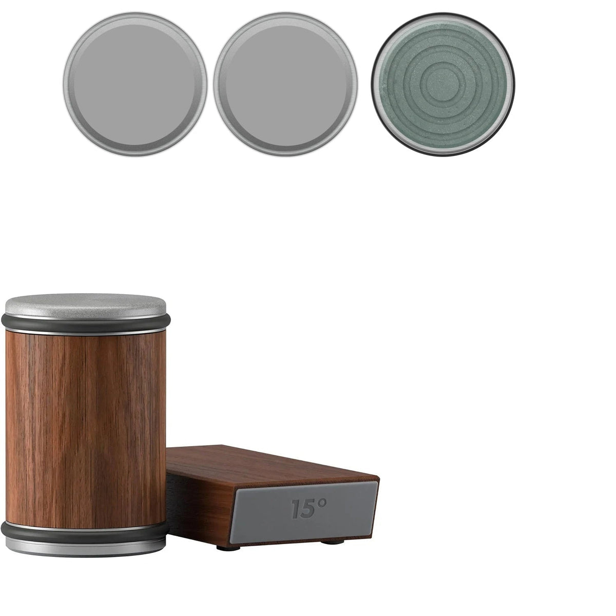 Affilacoltelli 2 in 1 con doppio angolo e supporto magnetico per coltelli