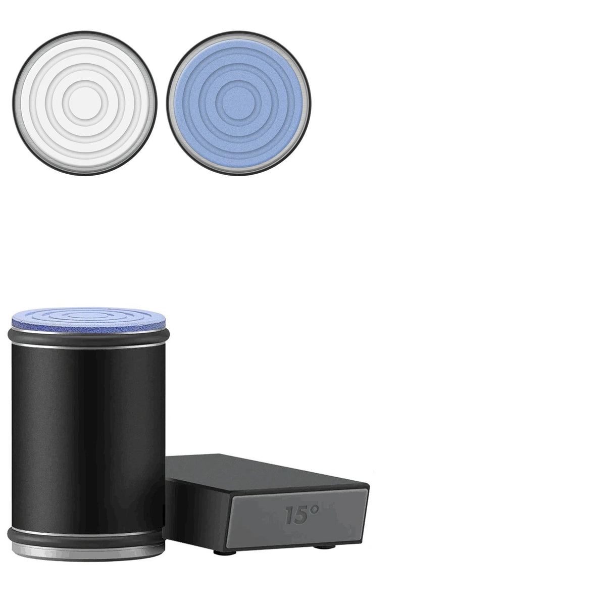 Affilacoltelli 2 in 1 con doppio angolo e supporto magnetico per coltelli