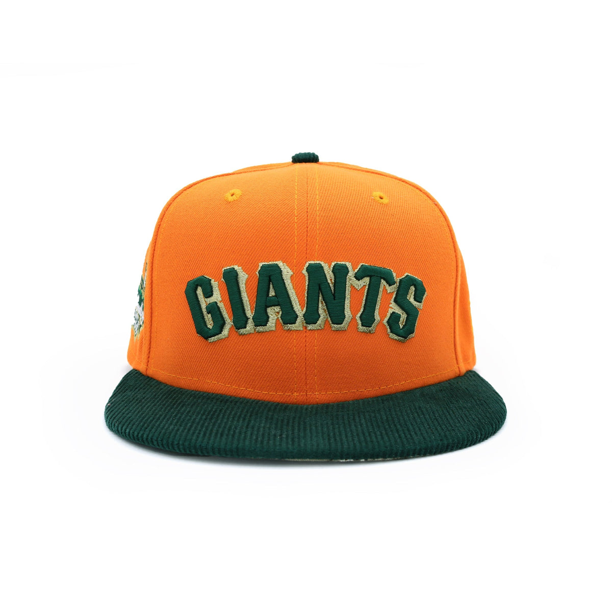 Gorra ajustada San Francisco Giants naranja y forestal de pana REALTREE® 59FIFTY