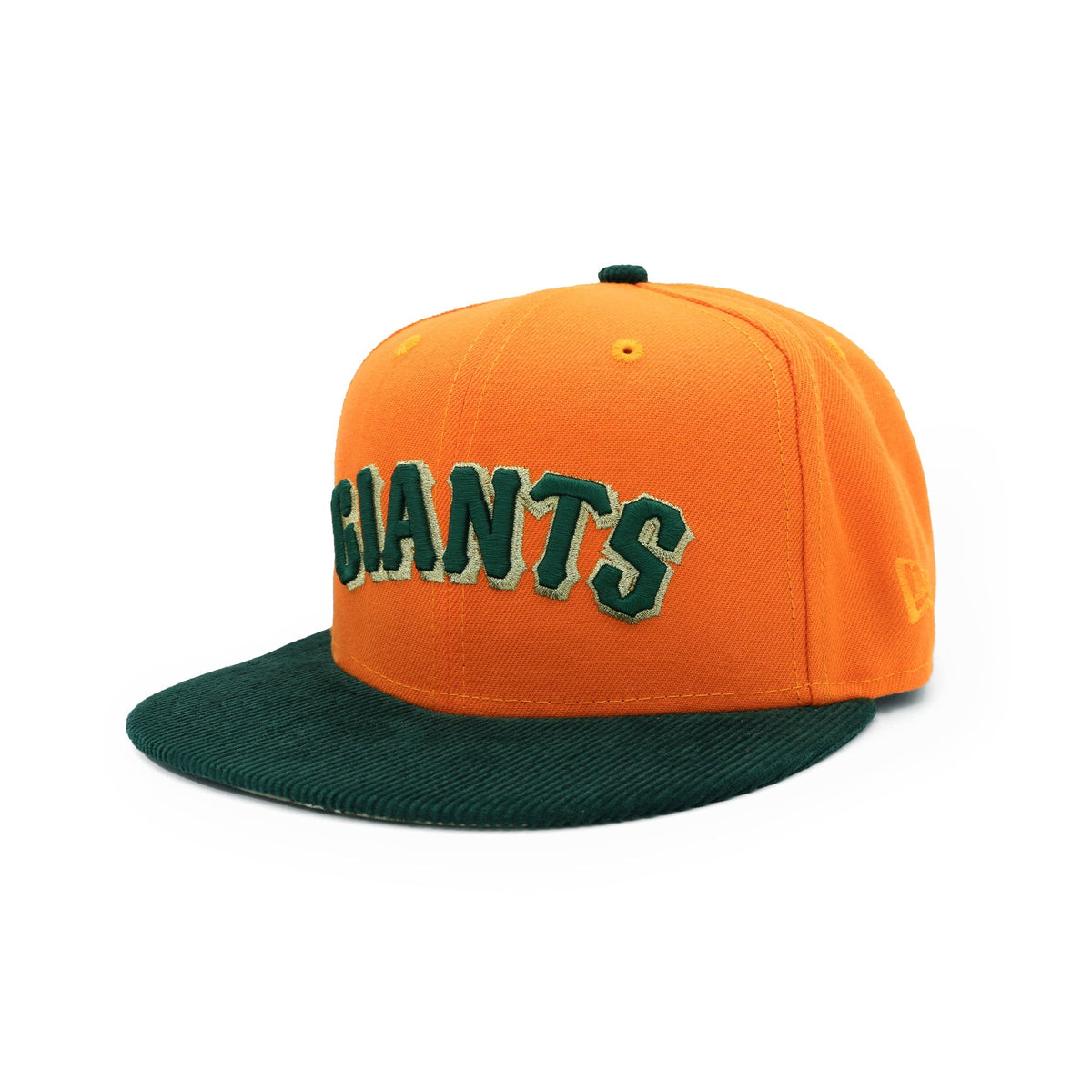 Gorra ajustada San Francisco Giants naranja y forestal de pana REALTREE® 59FIFTY
