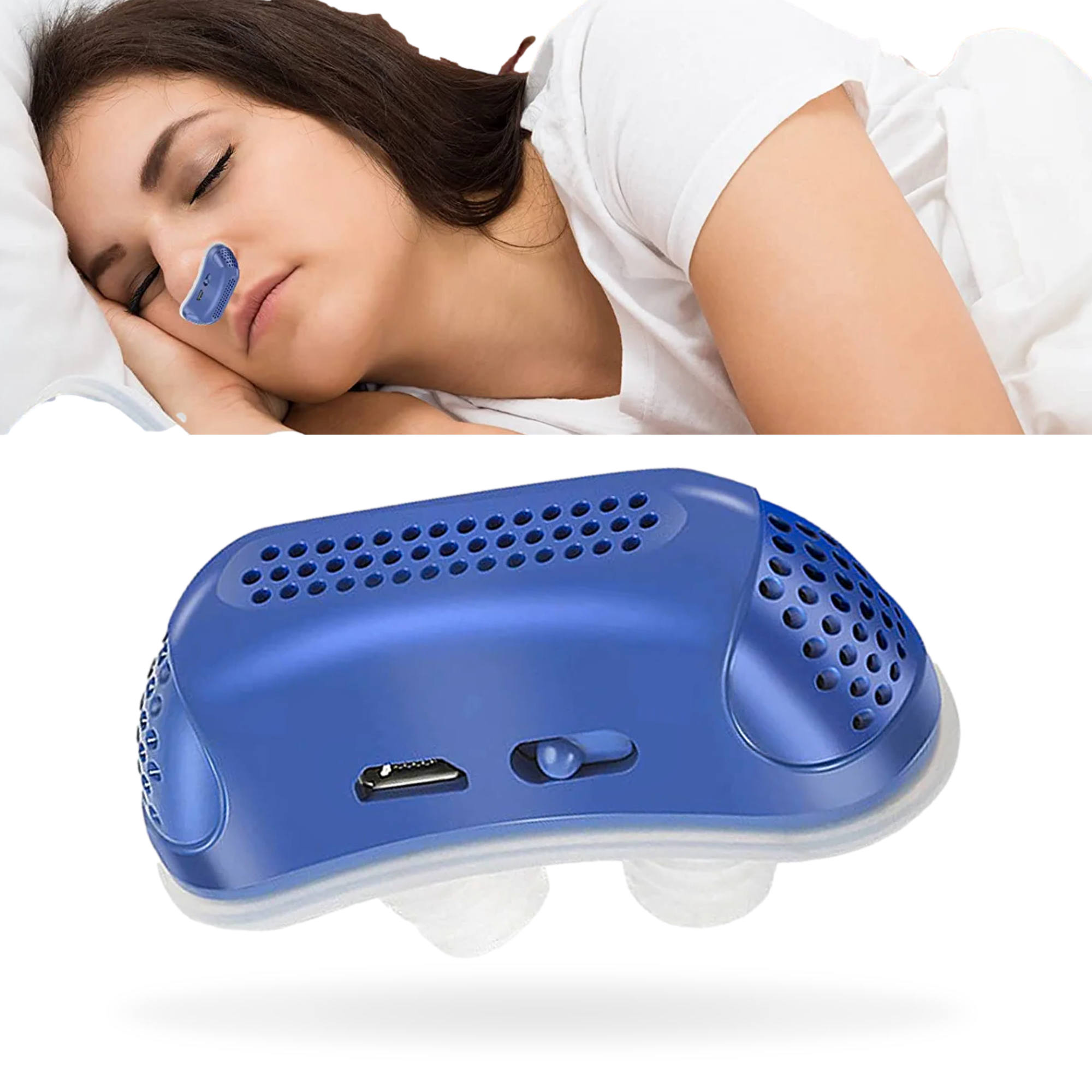 Mikro CPAP Søvn Apnæ Maskine til Rejse & Anti Snorken - CPAP Alternativ