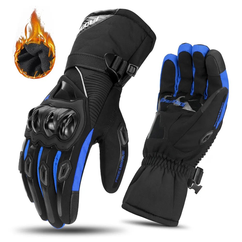 Wasserdichte Motorradhandschuhe | Griffige Isolierte Handschuhe für Kaltes Wetter beim Fahren