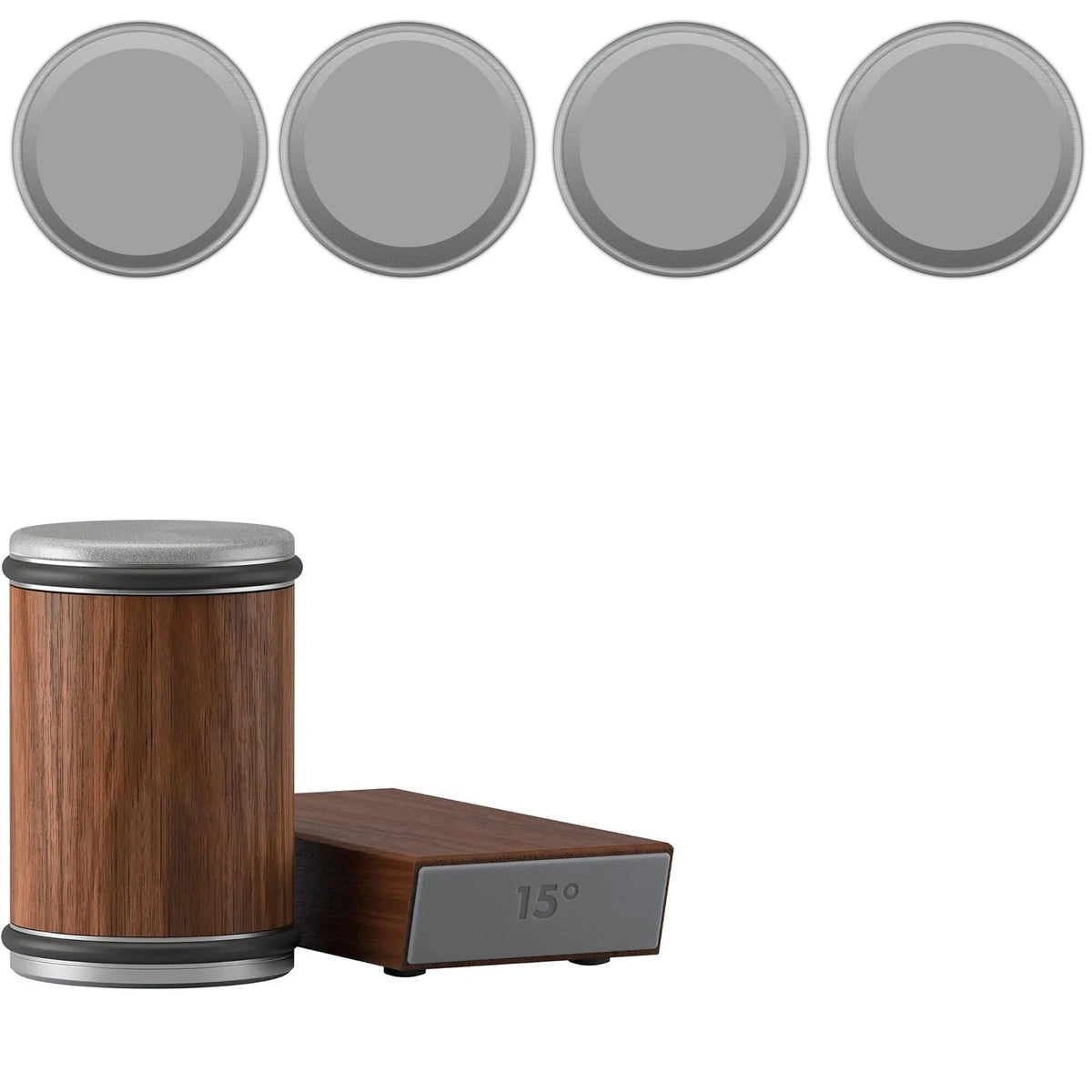 Affilacoltelli 2 in 1 con doppio angolo e supporto magnetico per coltelli