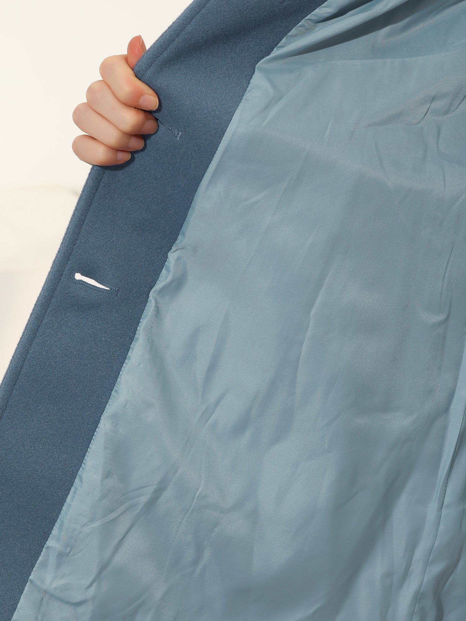 ENKELTKNAPPET VINTER TRENCHCOAT