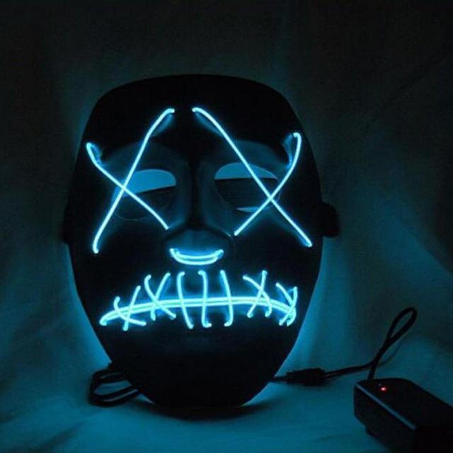 LED Leuchtende Purge Wahljahr Maske für Halloween