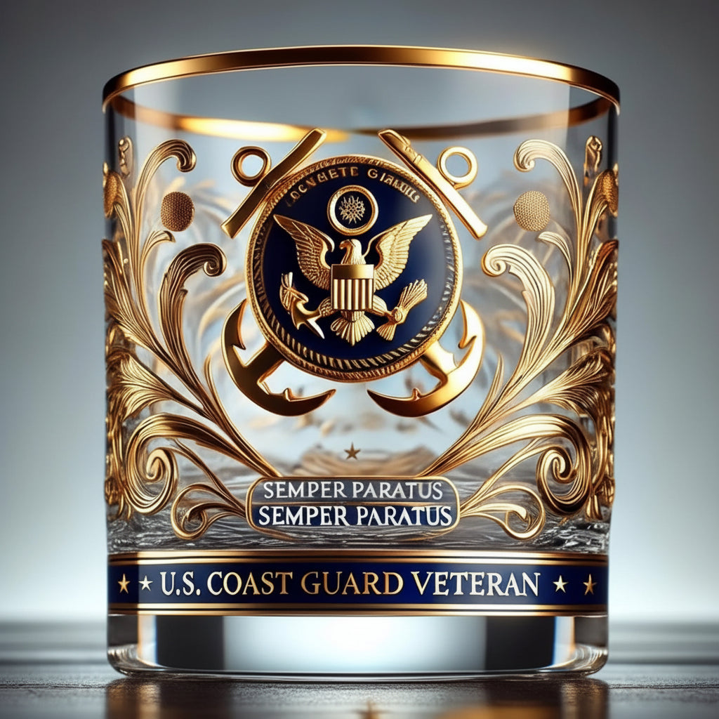 Veteran Tribute Patriotic Decorative Art Glass Heroes