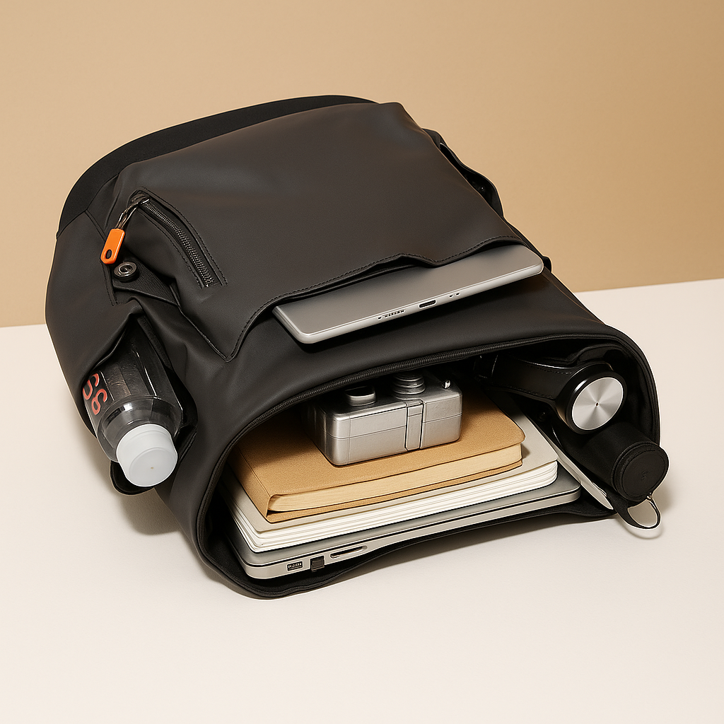 Mochila Impermeable de Cuero para Portátil para Hombre | Maxwell